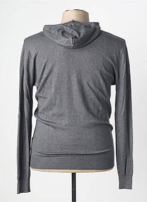 Pull col rond manches longues gris GAUDI homme