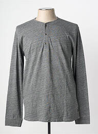 Pull col rond manches longues gris SCOTCH & SODA homme