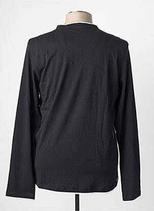 T-shirt coupe droite manches longues noir DEELUXE homme