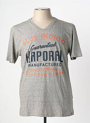 T-shirt gris KAPORAL homme