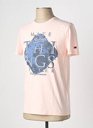 T-shirt rose BEING HUMAN homme