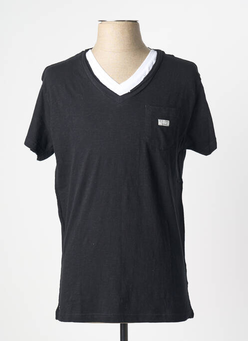 T-shirt coupe droite manches courtes noir DEELUXE homme