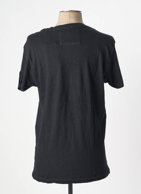 T-shirt coupe droite manches courtes noir DEELUXE homme