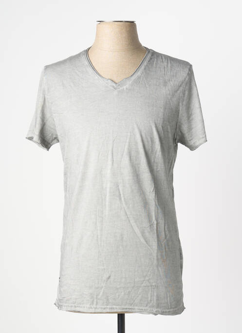 T-shirt coupe cintrée manches courtes gris DEELUXE homme