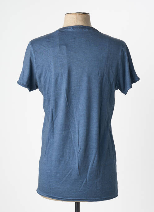 T-shirt coupe cintrée manches courtes bleu DEELUXE homme