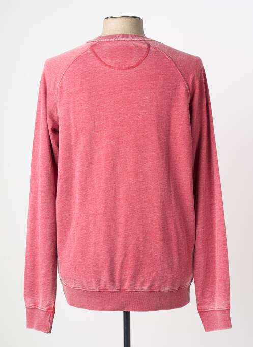 Sweat-shirt manches longues manches longues rose DEELUXE74 homme