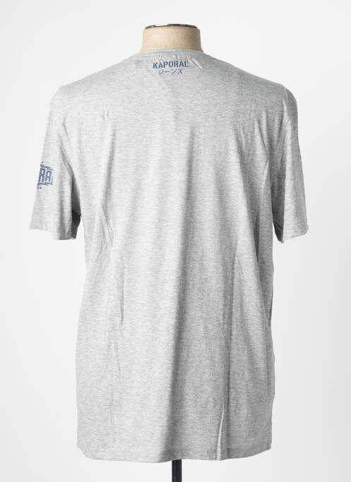 T-shirt coupe droite manches courtes gris KAPORAL homme