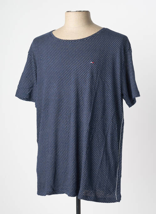 T-shirt coupe droite manches courtes bleu TOMMY HILFIGER homme