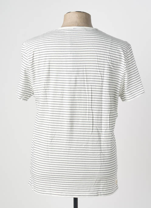 T-shirt coupe cintrée manches courtes blanc DEELUXE homme