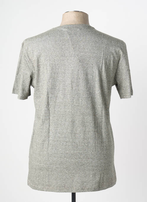 T-shirt coupe droite manches courtes gris KAPORAL homme