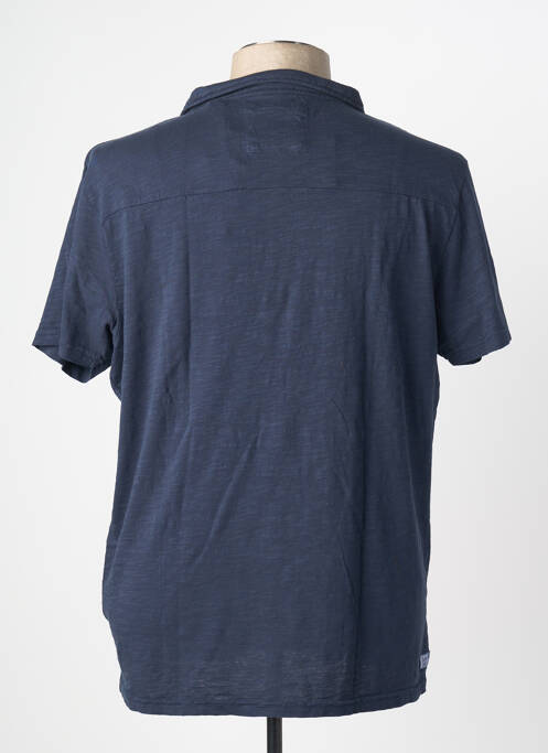 Polo bleu DEELUXE74 homme