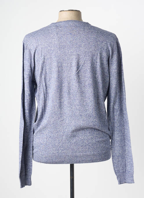 Pull col rond manches longues bleu KAPORAL homme