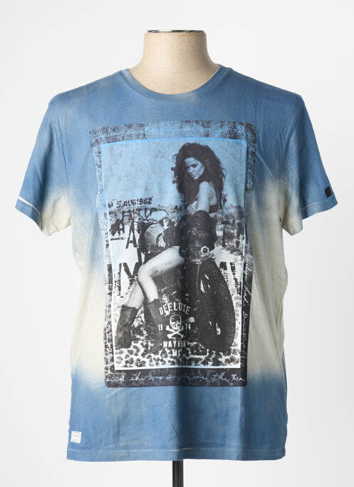 T-shirt bleu DEELUXE homme