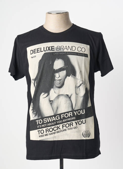 T-shirt noir DEELUXE homme