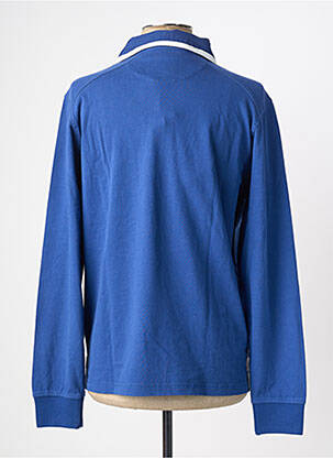 Polo manches longues manches longues bleu CLASSIC ALL BLACKS homme