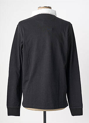 Polo manches longues manches longues noir CLASSIC ALL BLACKS homme