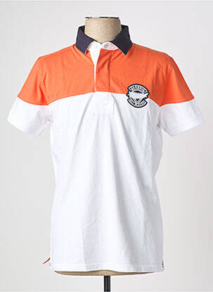 Polo tissage jersey manches courtes orange CLASSIC ALL BLACKS homme