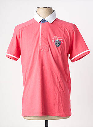 Polo tissage jersey manches courtes rouge CLASSIC ALL BLACKS homme