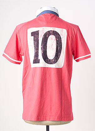 Polo tissage jersey manches courtes rouge CLASSIC ALL BLACKS homme