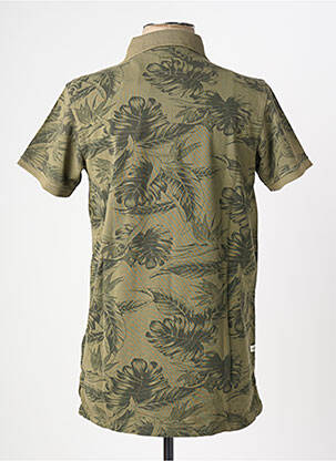 Polo coupe droite manches courtes vert DEELUXE homme