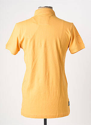 Polo coupe droite manches courtes orange DEELUXE homme