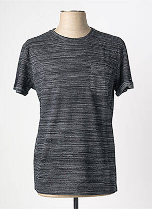 T-shirt stretch manches courtes noir DEELUXE homme