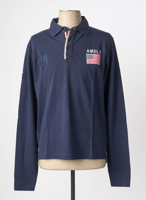 Polo bleu DEELUXE homme