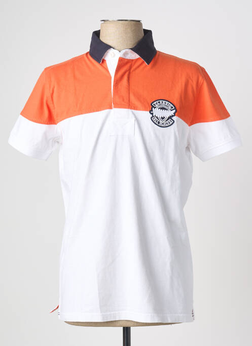 Polo orange CLASSIC ALL BLACKS homme