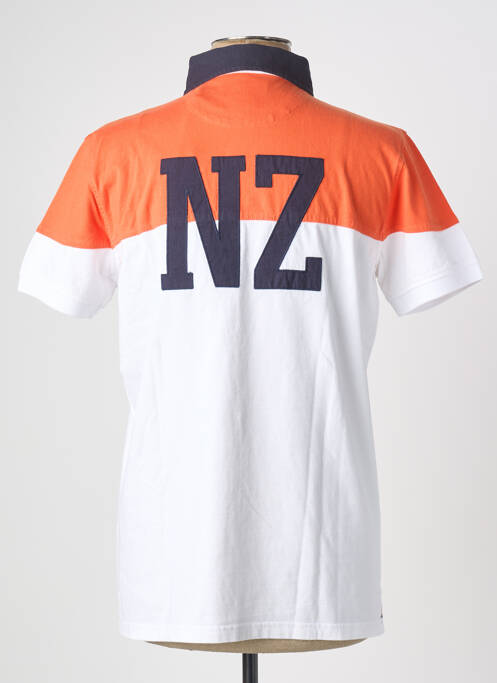 Polo orange CLASSIC ALL BLACKS homme