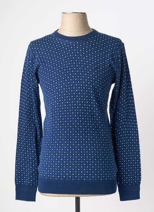 Pull stretch manches longues bleu SCOTCH & SODA homme