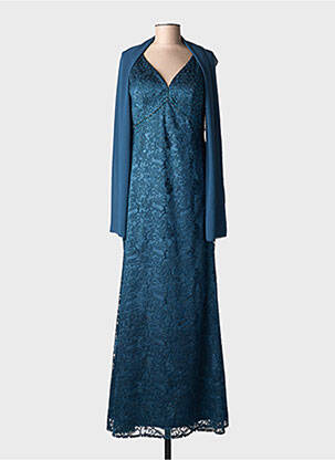 Robe longue sans manche sans manche vert LAUTINEL PARIS femme