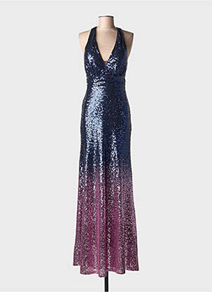 Robe longue sans manche sans manche bleu LAUTINEL PARIS femme
