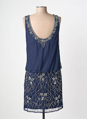 Robe mi-longue sans manche sans manche bleu MARFIL femme