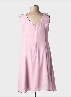Robe mi-longue sans manche sans manche violet ASCIA femme