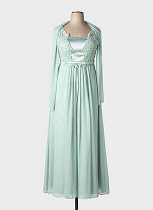 Robe longue sans manche sans manche vert LAUTINEL PARIS femme