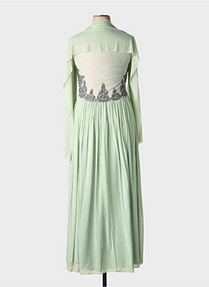 Robe longue sans manche sans manche vert LAUTINEL PARIS femme