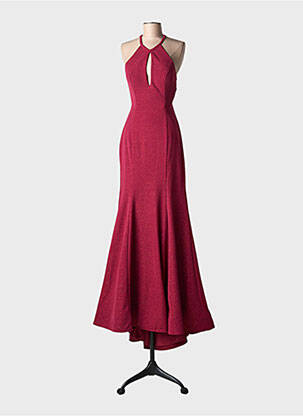 Robe longue sans manche sans manche rouge MAY QUEEN femme