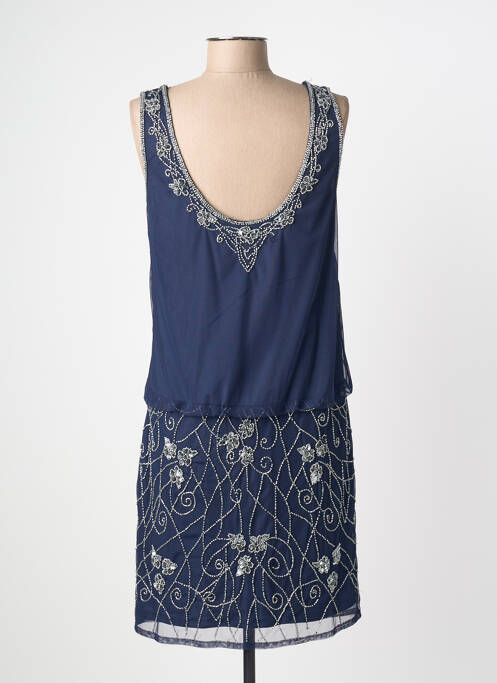 Robe mi-longue sans manche sans manche bleu MARFIL femme