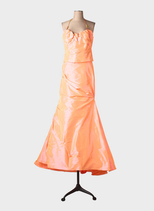 Ensemble jupe coupe cintrée orange REMBO STYLING femme