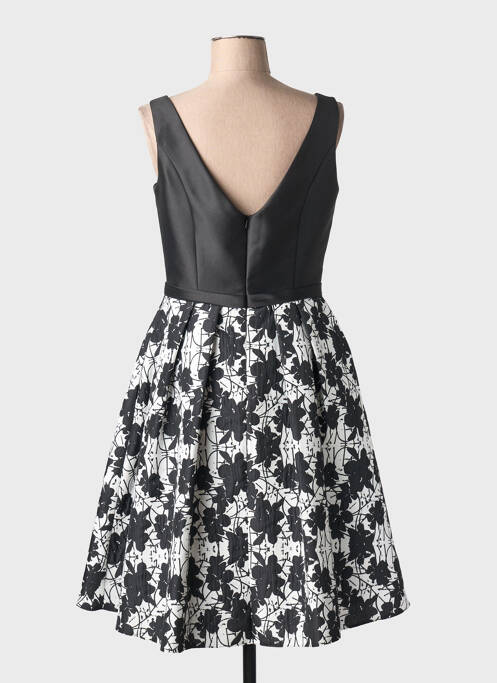 Robe mi-longue imprimé fleurs sans manche noir MARFIL femme