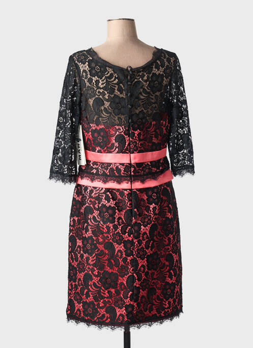 Robe mi-longue manches longues manches longues noir MARFIL femme