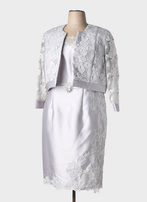 Ensemble robe type de veste casual gris MARFIL femme