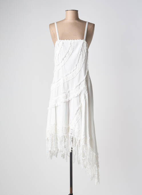 Robe longue sans manche sans manche blanc TONY BONET femme