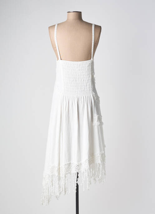 Robe longue sans manche sans manche blanc TONY BONET femme