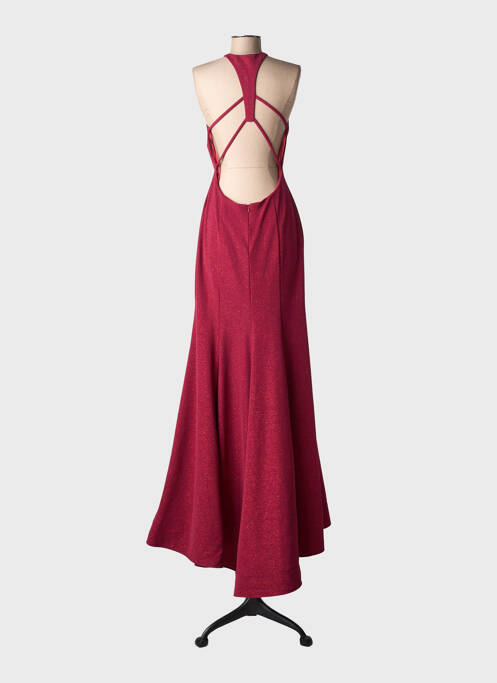 Robe longue sans manche sans manche rouge MAY QUEEN femme