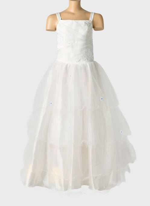 Robe longue sans manche sans manche beige JUJU fille