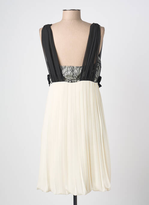 Robe mi-longue beige MARFIL femme