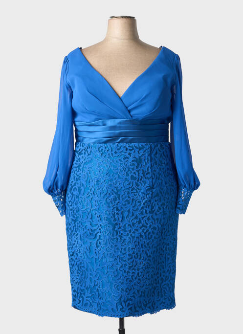 Robe mi-longue bleu MARFIL femme