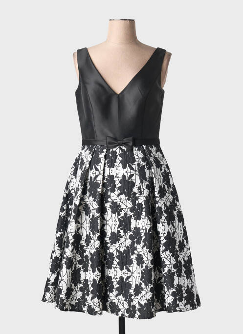 Robe mi-longue noir MARFIL femme