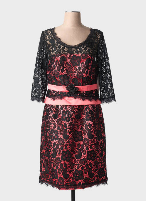 Robe mi-longue noir MARFIL femme